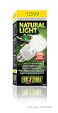 Exo Terra Natural Light Vollspektrum-Tageslichtlampe für Reptilien und Amphibien 13W
